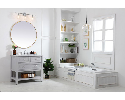 Elegant Bathroom Vanity - Gray, L 36" (VF27036GR)