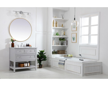 Elegant Bathroom Vanity - Gray, L 36" (VF27036GR)