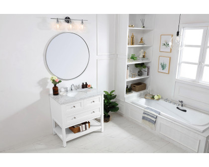 Elegant Bathroom Vanity - White, L 36" (VF27036WH)