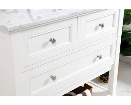 Elegant Bathroom Vanity - White, L 36" (VF27036WH)