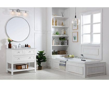 Elegant Bathroom Vanity - White, L 36" (VF27036WH)