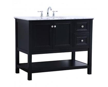 Elegant Bathroom Vanity - Black (VF27042BK)