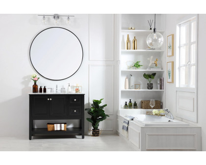 Elegant Bathroom Vanity - Black (VF27042BK)