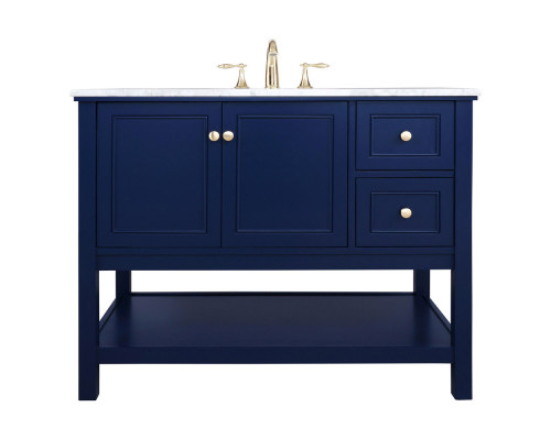 Elegant Bathroom Vanity - Blue (VF27042BL)