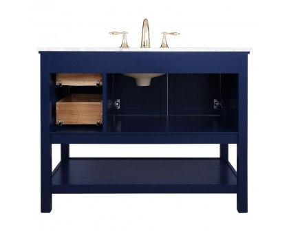 Elegant Bathroom Vanity - Blue (VF27042BL)