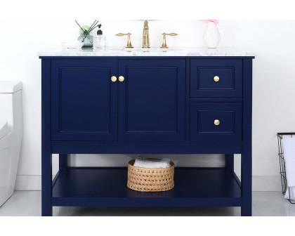 Elegant Bathroom Vanity - Blue (VF27042BL)