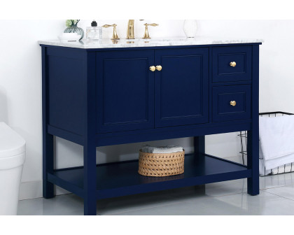 Elegant Bathroom Vanity - Blue (VF27042BL)