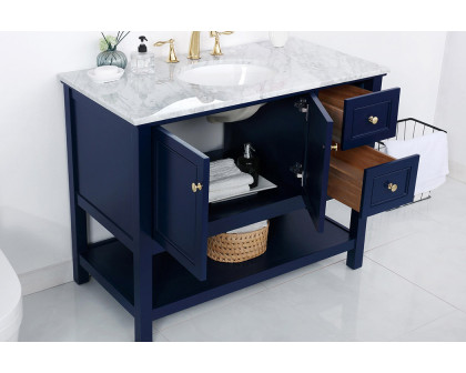 Elegant Bathroom Vanity - Blue (VF27042BL)