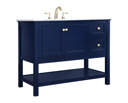 Elegant Bathroom Vanity - Blue (VF27042BL)