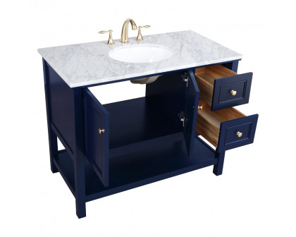 Elegant Bathroom Vanity - Blue (VF27042BL)