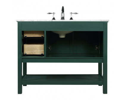 Elegant Bathroom Vanity - Green (VF27042GN)