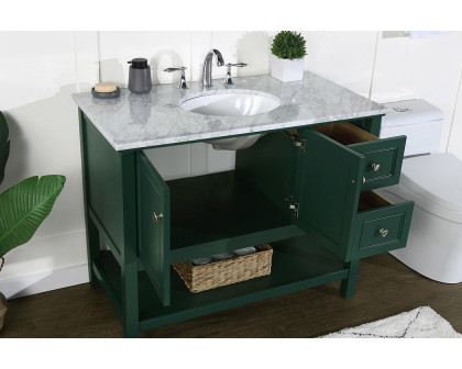 Elegant Bathroom Vanity - Green (VF27042GN)