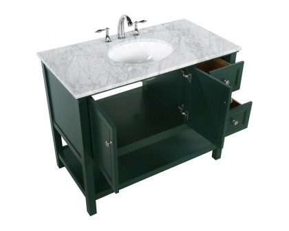 Elegant Bathroom Vanity - Green (VF27042GN)