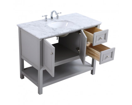 Elegant Bathroom Vanity - Gray (VF27042GR)