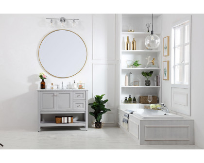 Elegant Bathroom Vanity - Gray (VF27042GR)