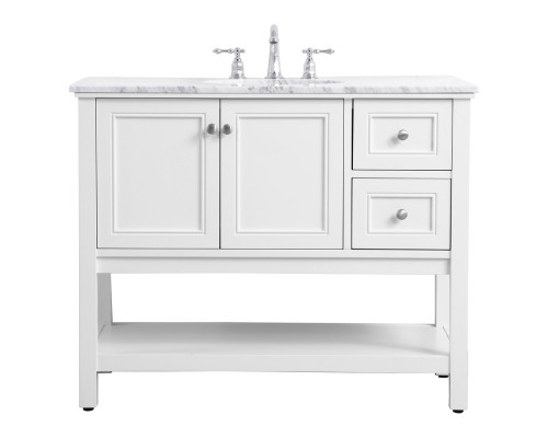 Elegant Bathroom Vanity - White (VF27042WH)