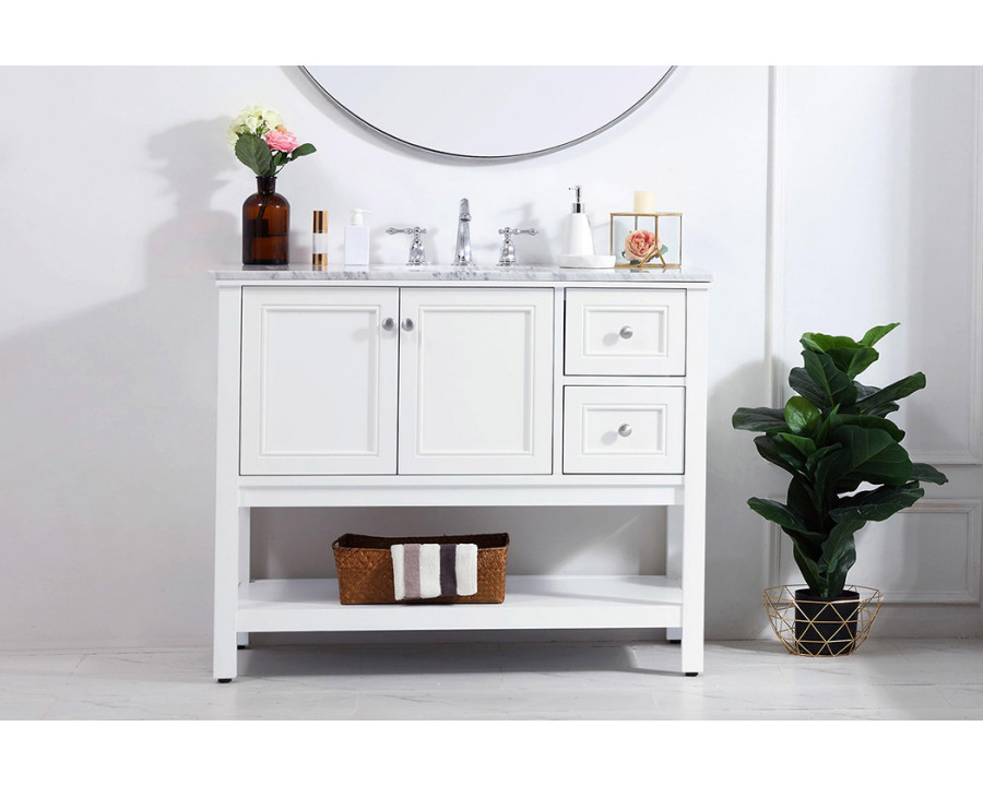 Elegant Bathroom Vanity - White (VF27042WH)