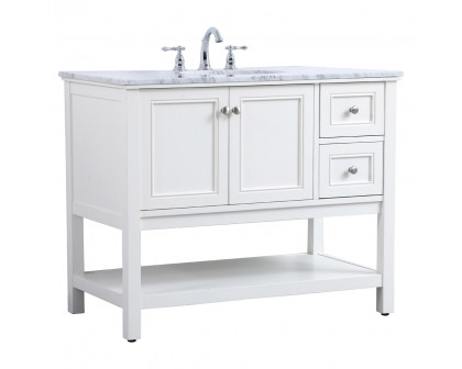 Elegant Bathroom Vanity - White (VF27042WH)