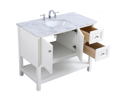 Elegant Bathroom Vanity - White (VF27042WH)