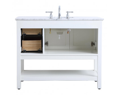 Elegant Bathroom Vanity - White (VF27042WH)