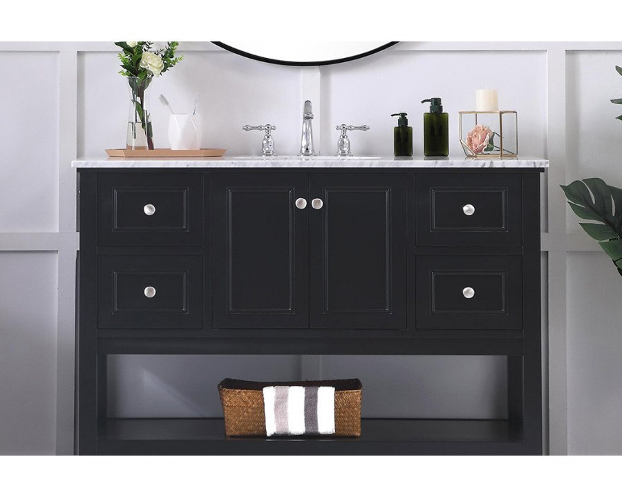 Elegant Bathroom Vanity - Black (VF27048BK)