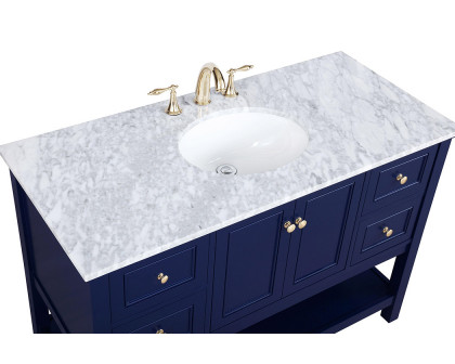 Elegant Bathroom Vanity - Blue (VF27048BL)