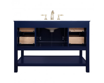 Elegant Bathroom Vanity - Blue (VF27048BL)