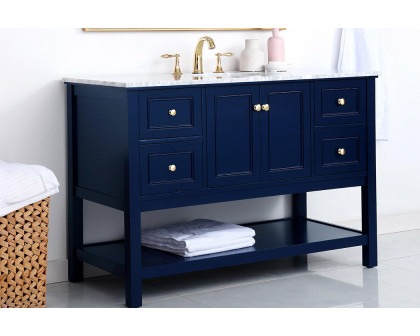 Elegant Bathroom Vanity - Blue (VF27048BL)