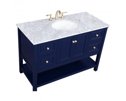 Elegant Bathroom Vanity - Blue (VF27048BL)