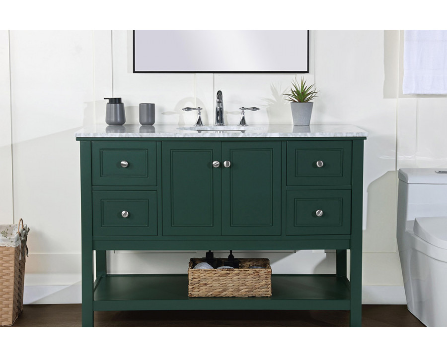 Elegant Bathroom Vanity - Green (VF27048GN)