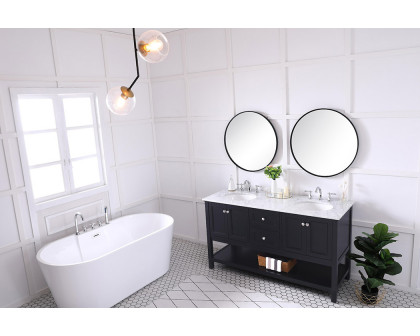 Elegant Bathroom Vanity - Black, L 60" (VF27060BK)