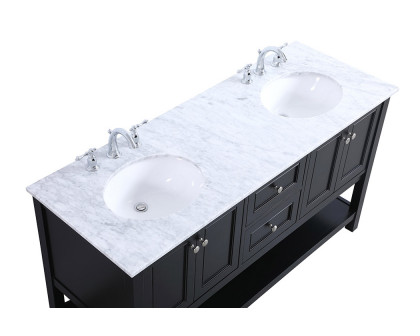 Elegant Bathroom Vanity - Black, L 60" (VF27060BK)