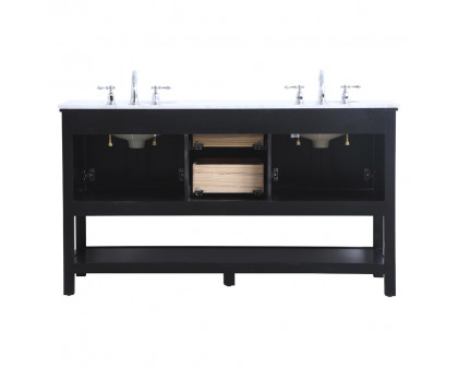 Elegant Bathroom Vanity - Black, L 60" (VF27060BK)