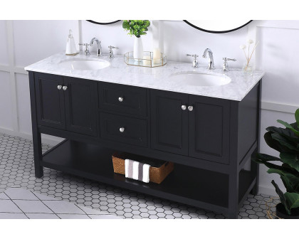 Elegant Bathroom Vanity - Black, L 60" (VF27060BK)