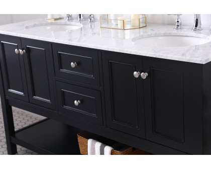 Elegant Bathroom Vanity - Black, L 60" (VF27060BK)