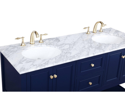 Elegant Bathroom Vanity - Blue, L 60" (VF27060DBL)