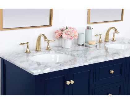 Elegant Bathroom Vanity - Blue, L 60" (VF27060DBL)