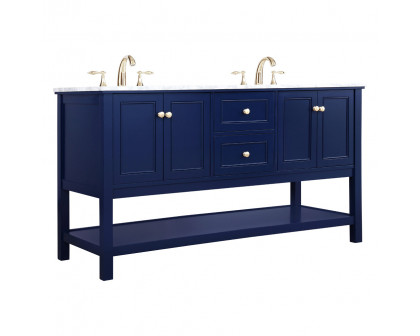 Elegant Bathroom Vanity - Blue, L 60" (VF27060DBL)