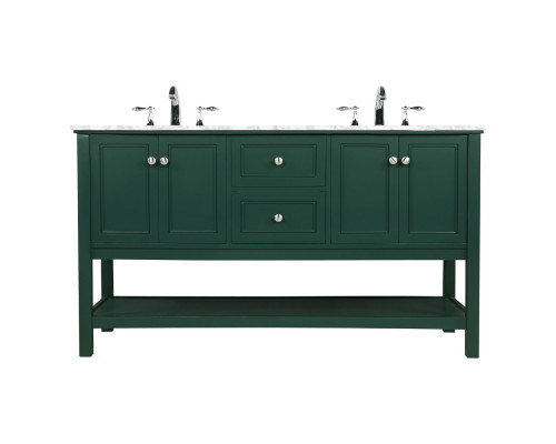 Elegant Bathroom Vanity - Green, L 60" (VF27060DGN)