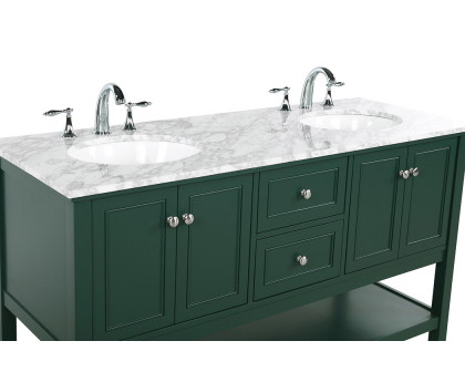 Elegant Bathroom Vanity - Green, L 60" (VF27060DGN)