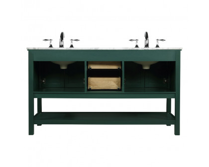 Elegant Bathroom Vanity - Green, L 60" (VF27060DGN)