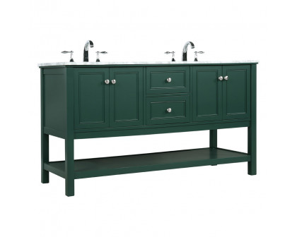 Elegant Bathroom Vanity - Green, L 60" (VF27060DGN)