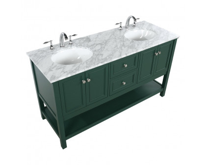 Elegant Bathroom Vanity - Green, L 60" (VF27060DGN)