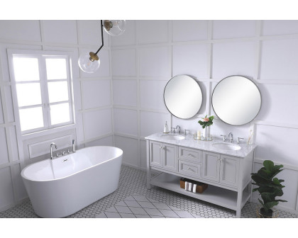 Elegant Bathroom Vanity - Gray, L 60" (VF27060GR)