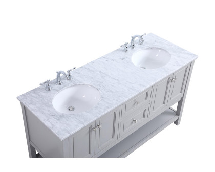 Elegant Bathroom Vanity - Gray, L 60" (VF27060GR)