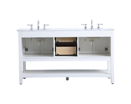 Elegant Bathroom Vanity - White, L 60" (VF27060WH)