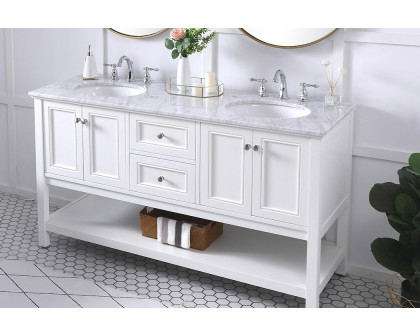 Elegant Bathroom Vanity - White, L 60" (VF27060WH)