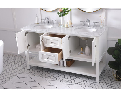 Elegant Bathroom Vanity - White, L 60" (VF27060WH)