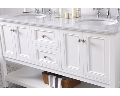 Elegant Bathroom Vanity - White, L 60" (VF27060WH)