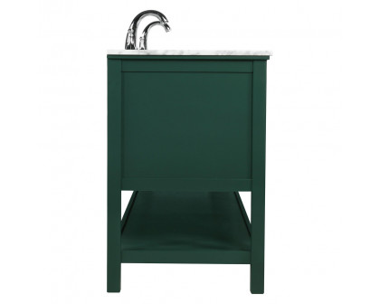 Elegant Bathroom Vanity - Green, L 72" (VF27072DGN)